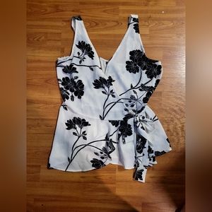 Fashion Nova floral wrap top